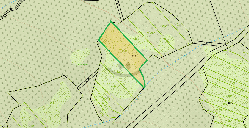Pozemok: trvalý trávny porast, 3348 m2, k.ú. Morovno, okres Prievidza
