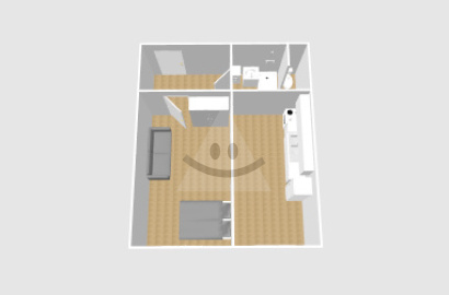 Na predaj 1-izbový byt po čiastočnej rekonštrukcii v Prievidzi – Veľkonecpalská cesta