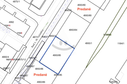 Pozemok pre polyfunkciu a bývanie v Prievidzi, 811,75 m2